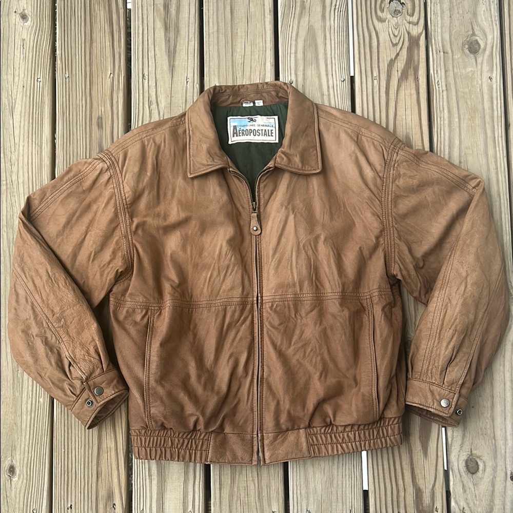 Vintage Aeropostale Leather Jacket